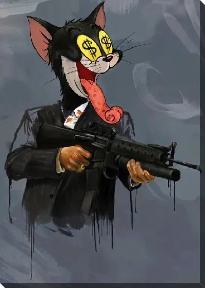 Постер Арт вандал кот Том