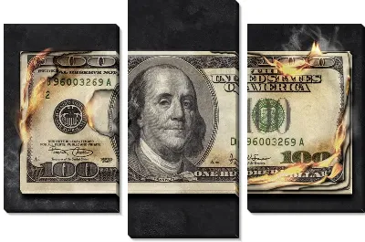 Горящий доллар