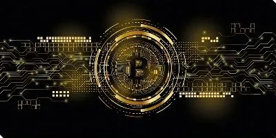 Постер Биткоин арт №21