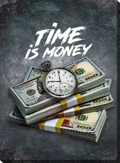 Постер Денежный арт и время №8