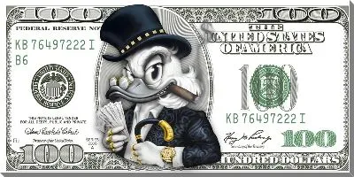 Постер Денежный арт и Скрудж №11