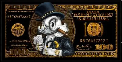 Картина Денежный арт и Скрудж №12