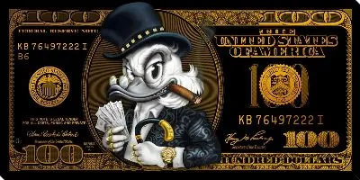 Постер Денежный арт и Скрудж №12