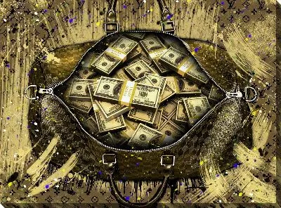 Денежный арт и сумка №20