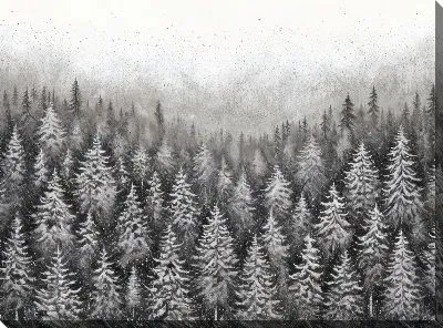 Картина маслом Сосны №20