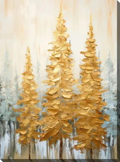 Картина маслом Сосны №24