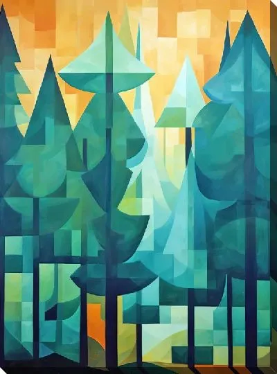 Картина маслом Сосны №30