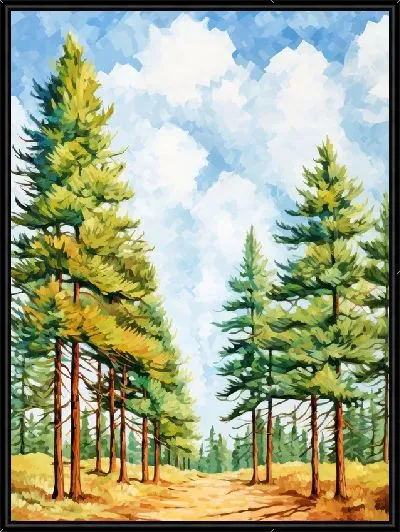 Картина Сосны №32