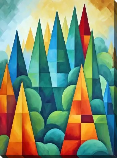 Картина маслом Сосны №33