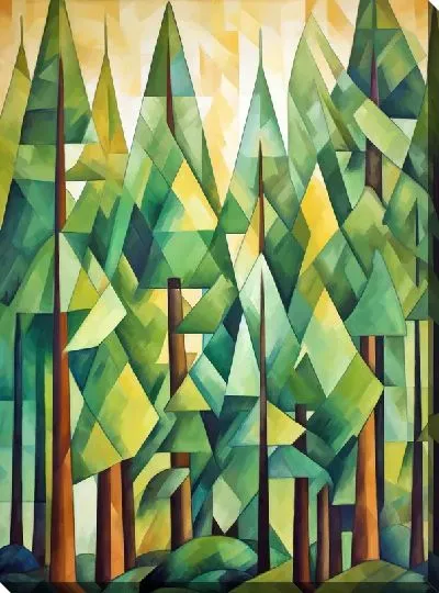 Картина маслом Сосны №40