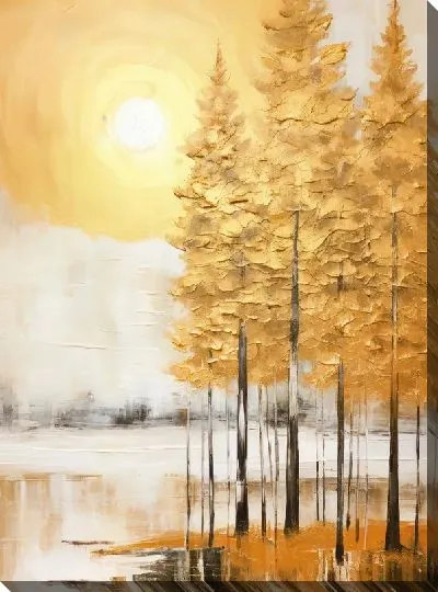 Картина маслом Сосны №42