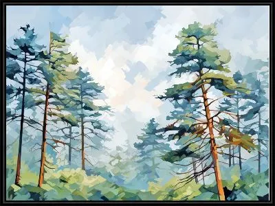 Картина Сосны №44
