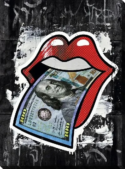 Картина маслом Арт губы №31