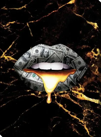 Картина маслом Арт губы №39