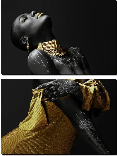 Модульная картина Мулатка №4