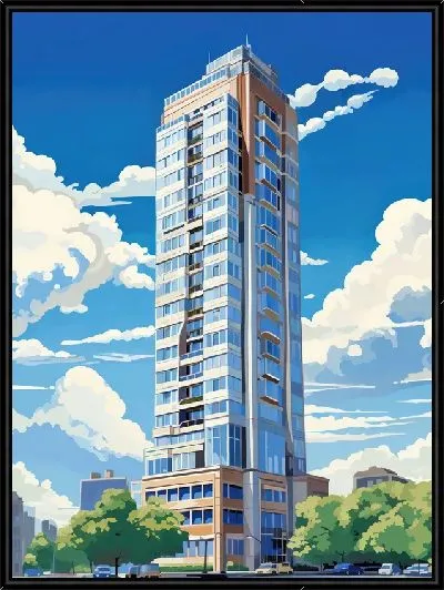 Картина Небоскрёбы №171
