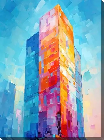 Картина маслом Небоскрёбы №231