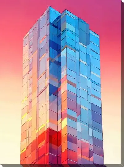 Картина маслом Небоскрёбы №271