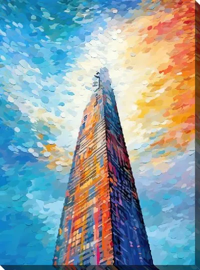Картина маслом Небоскрёбы №312