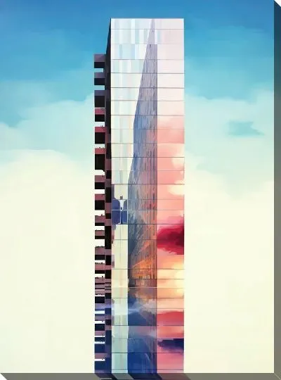 Картина маслом Небоскрёбы №39