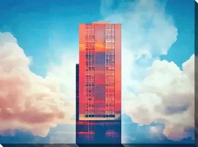 Картина маслом Небоскрёбы №50