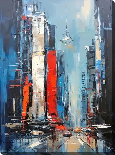 Картина маслом Небоскрёбы №54