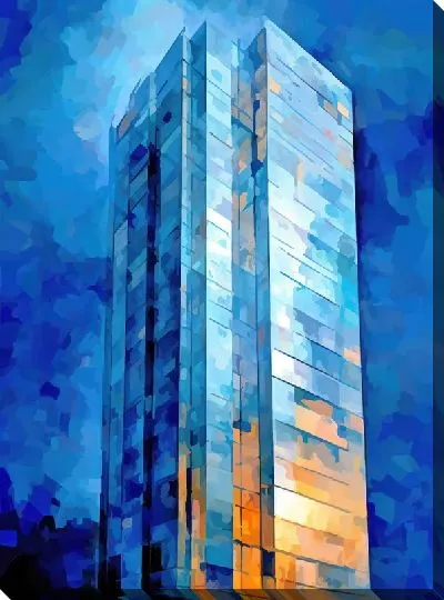 Картина маслом Небоскрёбы №57