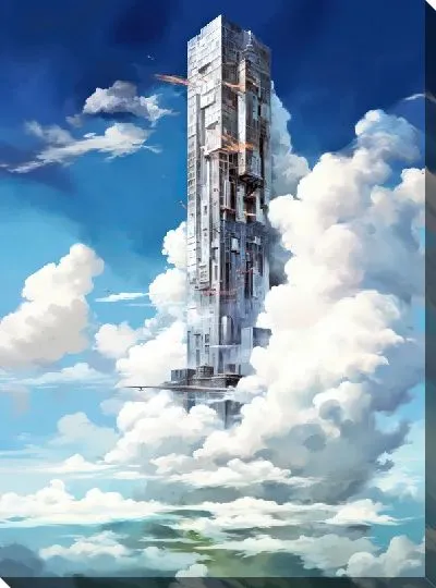 Картина маслом Небоскрёбы №59