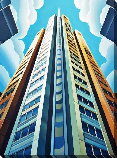 Картина маслом Небоскрёбы №69