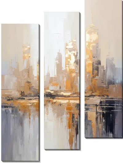 Модульная картина Небоскрёбы №80