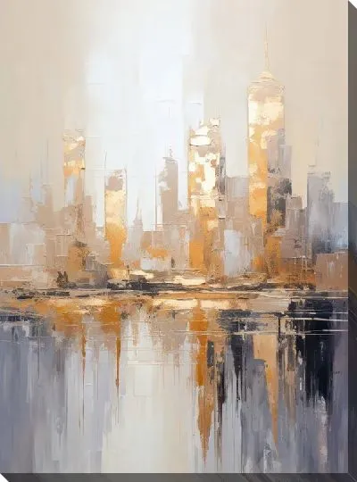 Картина маслом Небоскрёбы №80