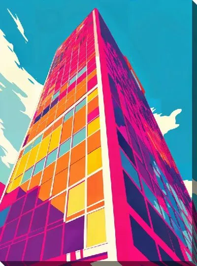 Картина маслом Небоскрёбы №84