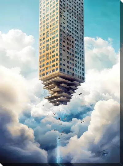 Картина маслом Небоскрёбы №92