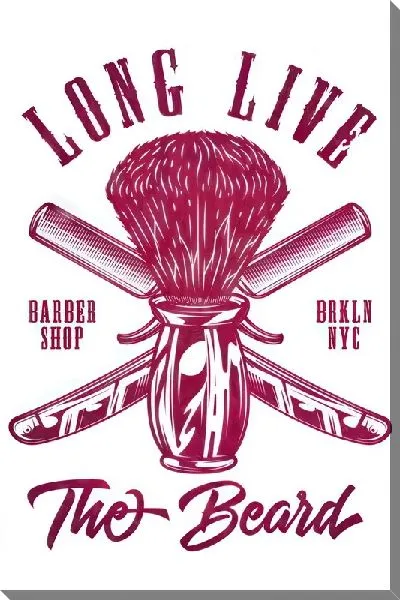 Картина маслом Барбершоп №12