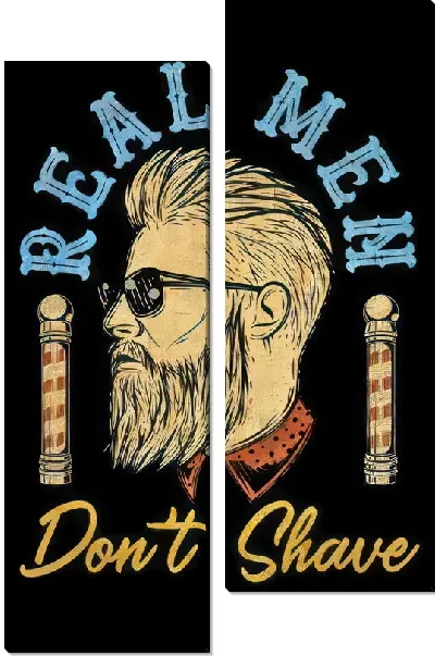 Модульная картина Барбершоп №20