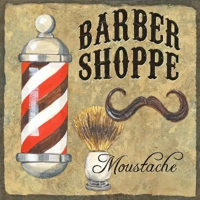 Плакат Барбершоп №24