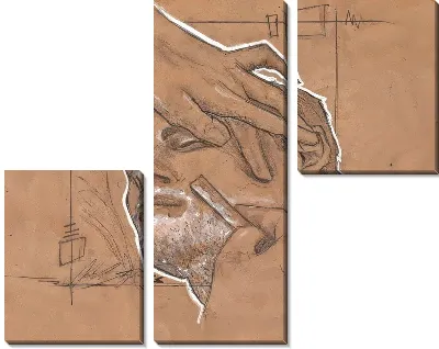 Модульная картина Барбершоп №30