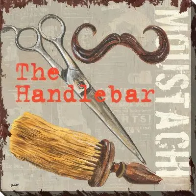 Картина маслом Барбершоп №36