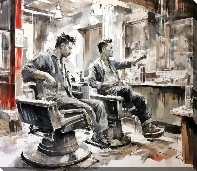 Постер Барбершоп №38