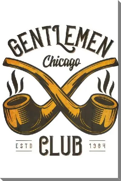 Картина маслом Барбершоп №41