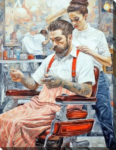 Постер Барбершоп №42