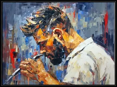 Картина Барбершоп №56