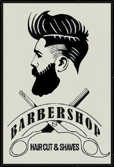 Картина Барбершоп №64