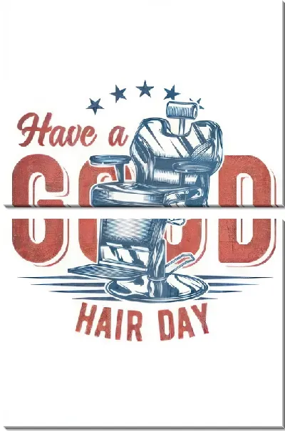 Модульная картина Барбершоп №70