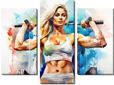 Модульная картина Фитнес №31