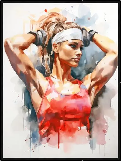 Картина Фитнес №4