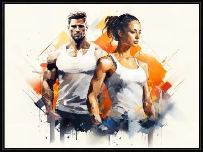 Картина Фитнес №9