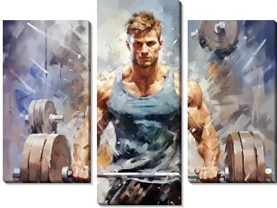 Модульная картина Фитнес №16