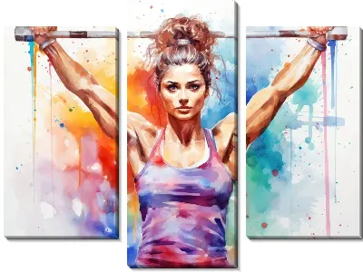 Модульная картина Фитнес №20