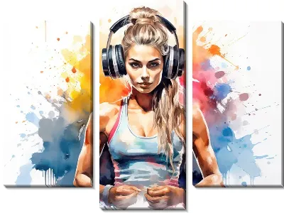 Модульная картина Фитнес №24